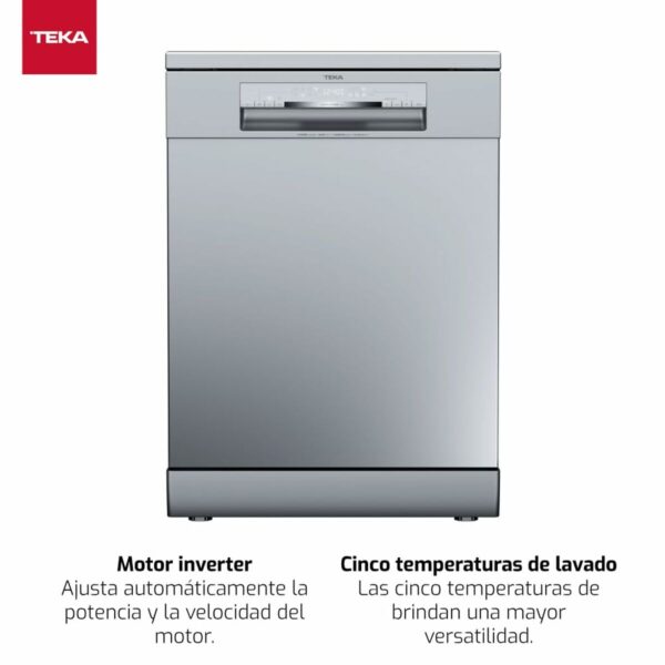 Lavastoviglie Teka DFS76850 Acciaio 60 cm