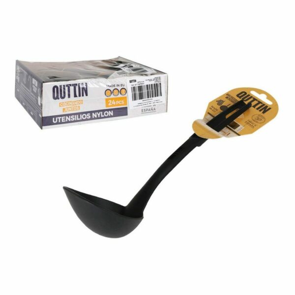 Mestolo Quttin Quttin Nero 30 x 8,5 cm (24 Unità)