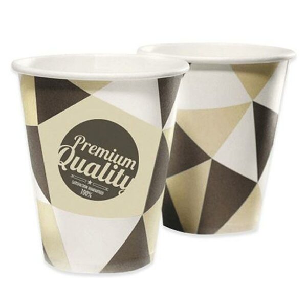 Set di bicchieri riutilizzabili Maxi Products Cartone 250 ml 50 Pezzi