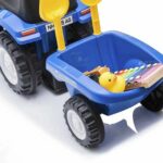 Trattore a Pedali New Holland Ride ON Azzurro 91 x 44 x 29 cm