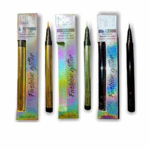 Eyeliner MOI Glitter Giallo Nero Verde 3 Pezzi