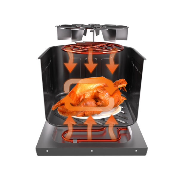 Friggitrice ad Aria TM Electron 2000 W 9 L