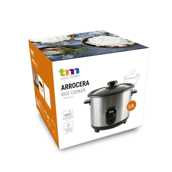 cuociriso TM Electron Acciaio Vetro Acciaio inossidabile 900 W 2,2 L