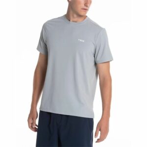 Maglia a Maniche Corte Uomo Nox Nox Team Regular Grigio Grigio chiaro