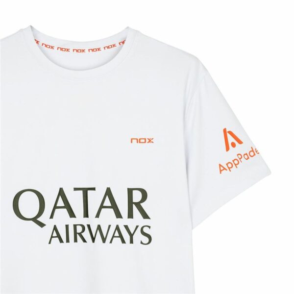 Maglia a Maniche Corte Uomo Nox Nox Sponsorts AT10 Bianco