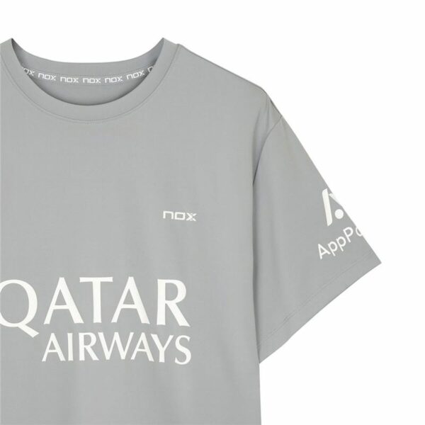 Maglia a Maniche Corte Uomo Nox Sponsorts AT10 Grigio Grigio chiaro