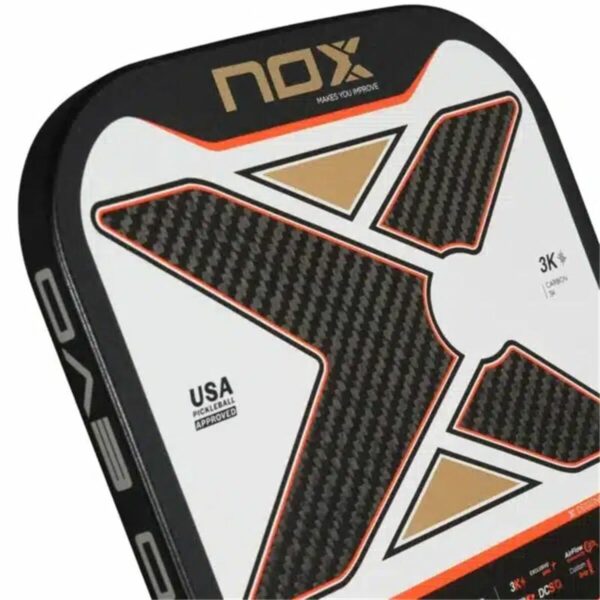 Racchetta da Pickleball Nox Nox Pro Evo Beige Fibra di carbonio