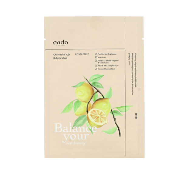 Maschera Esfoliante Ondo Beauty 36.5 CHARCOAL & YUJA 25 ml