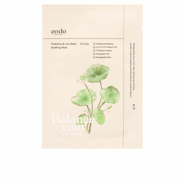 Maschera Calmante Ondo Beauty 36.5 Probiotics & Cica Water 25 ml Rigenerante