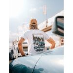 Maglia a Maniche Corte Uomo RADIKAL Nice Tractor Near the Bull XL Bianco