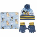 Berretto, Sciarpa e Guanti Bluey 2-8 Anni