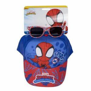 Set di berretto e occhiali da sole Spidey Rosso 2 Pezzi