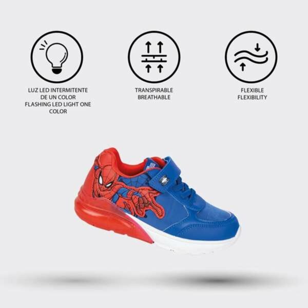 Scarpe Sportive con LED Spider-Man Blu scuro 25