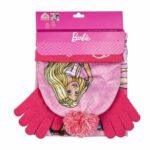 Berretto, Sciarpa e Guanti Barbie 2-8 Anni