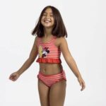Bikini Per Bambine Minnie Mouse Rosso