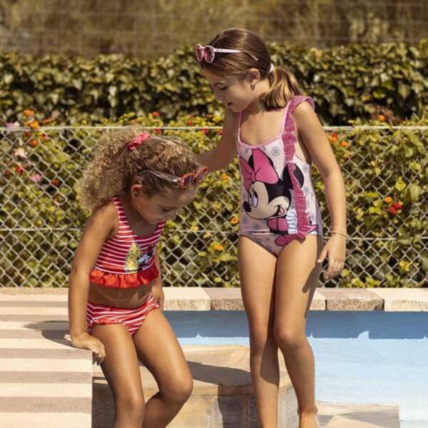 Bikini Per Bambine Minnie Mouse Rosso