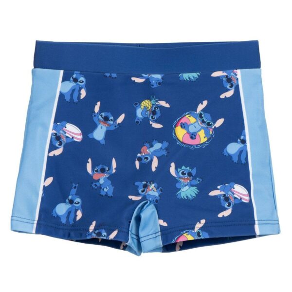 Costume da Bagno Boxer per Bambini Stitch Blu scuro