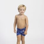 Costume da Bagno Boxer per Bambini Stitch Blu scuro
