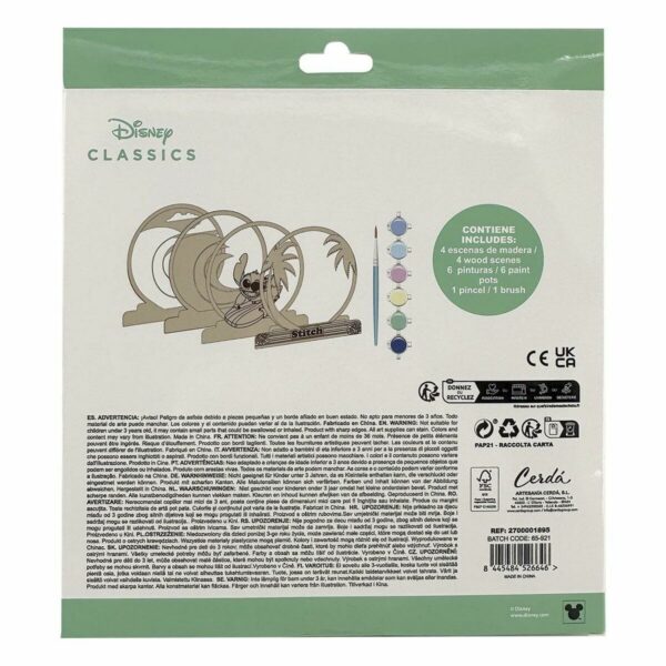 Set Attività Manuali Stitch Legno