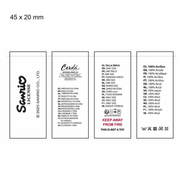 Berretto e Guanti Hello Kitty Bianco 2 Pezzi