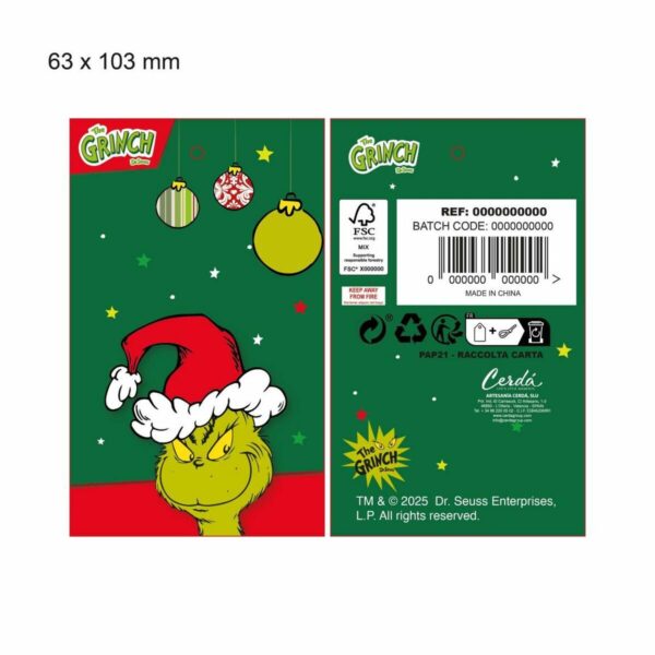 Berretto e Guanti The Grinch Verde 2 Pezzi