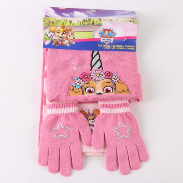 Berretto e Guanti The Paw Patrol Rosa