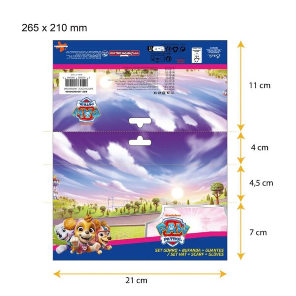 Berretto e Guanti The Paw Patrol Rosa