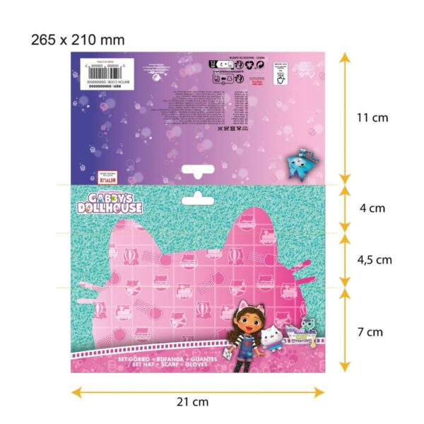 Berretto e Guanti Gabby's Dollhouse