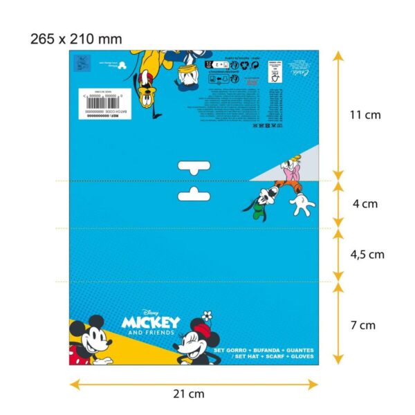 Berretto e Guanti Minnie Mouse Rosa