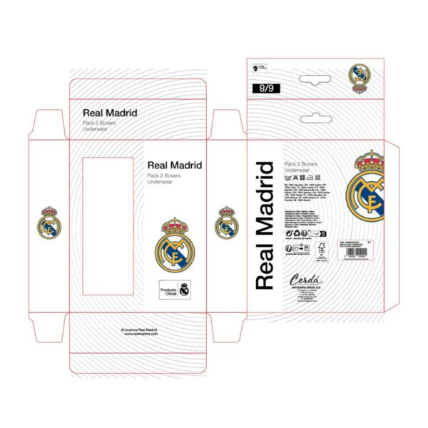 Costume da Bagno Boxer per Bambini Real Madrid C.F. Multicolore