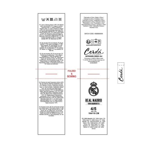 Costume da Bagno Boxer per Bambini Real Madrid C.F. Multicolore