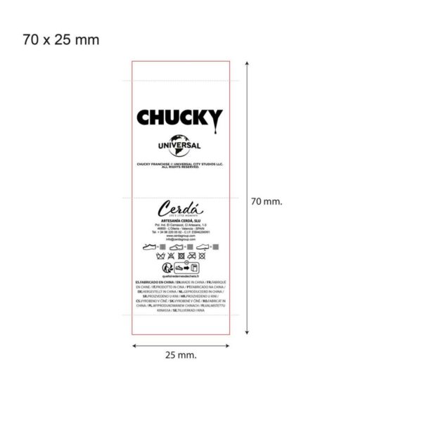 Ciabatte da casa Chucky Azzurro