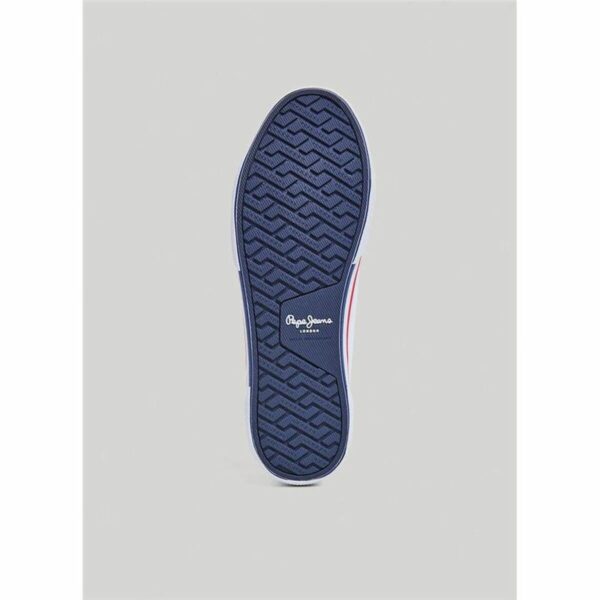 Scarpe da Tennis Casual Uomo Pepe Jeans Brady Men Basic Bianco