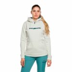 Felpa con Cappuccio Donna Trangoworld Poppi Bianco