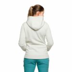 Felpa con Cappuccio Donna Trangoworld Poppi Bianco