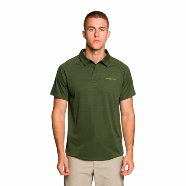 Polo a Maniche Corte Uomo Trangoworld Bonete  Oliva