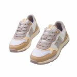 Scarpe da Tennis Casual Mustang Compact Bianco Marrone Chiaro
