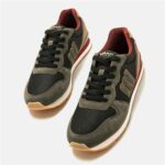 Scarpe da Tennis Casual Uomo Mustang Joggo Oliva