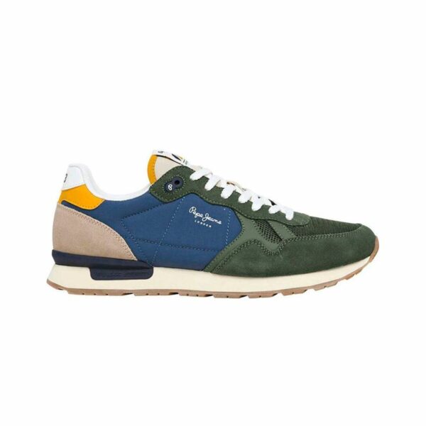 Scarpe Sportive Uomo Pepe Jeans Brit Camp Verde