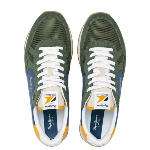Scarpe Sportive Uomo Pepe Jeans Brit Camp Verde