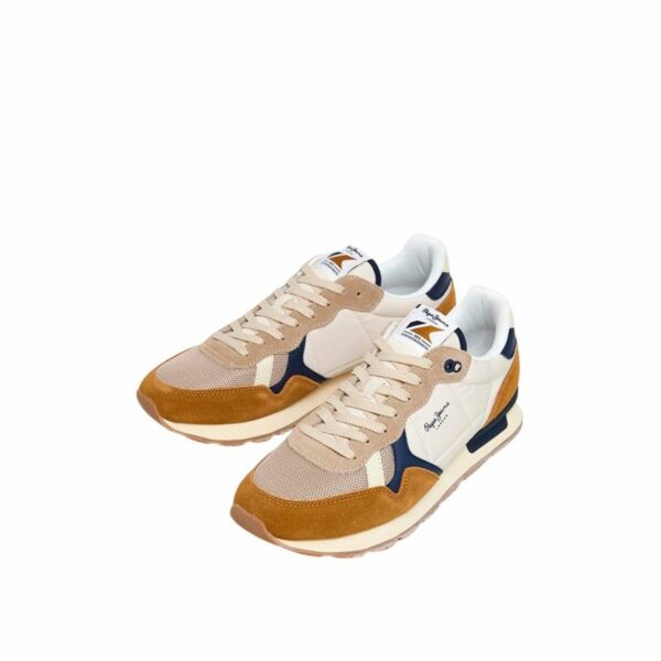 Scarpe Sportive Uomo Pepe Jeans Brit Camp Marrone Chiaro
