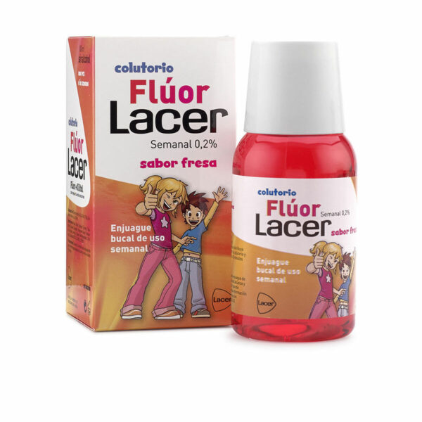 Collutorio Lacer Flúor 100 ml Junior Fluoro Fragola