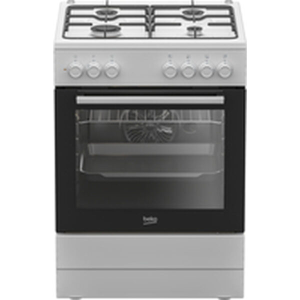 Cucina a Gas BEKO FBE62120WD Bianco Nero
