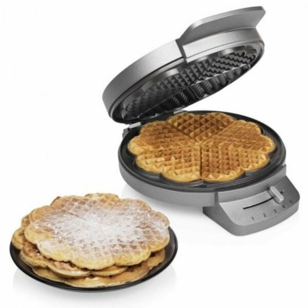 Macchina da Waffle Princess Princess 132380 1200 W Nero Argentato Acciaio