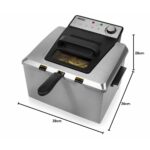 Friggitrice Princess 01.185000.01.001FREIDORA Grigio Argentato 5 L