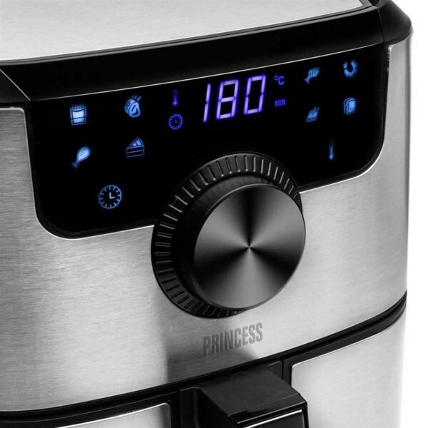 Friggitrice ad Aria Princess 01.182033.01.001 1500 W Nero Argentato 4,5 L