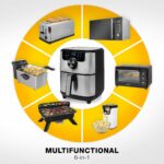 Friggitrice ad Aria Princess 01.182033.01.001 1500 W Nero Argentato 4,5 L