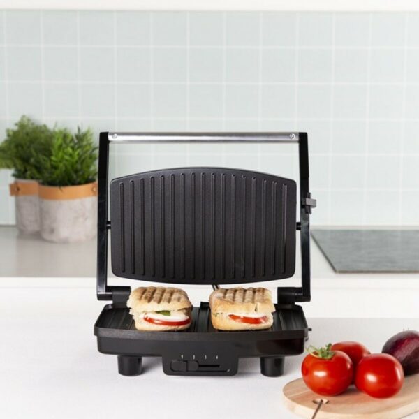 Grill a contatto Tristar GR-2856 1000W Nero Acciaio 28 x 19 cm