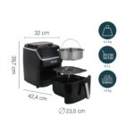 Friggitrice ad Aria Princess 871301609842901.182080.01.001 1700 W Nero