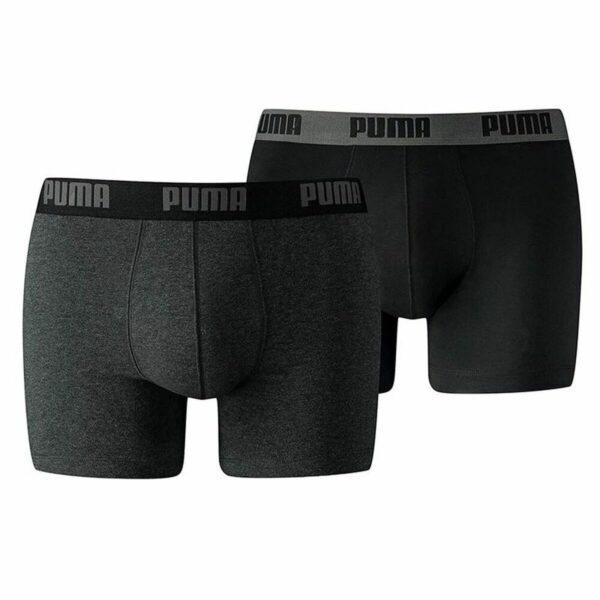 Boxer Puma Basic Nero/Grigio (2 uds)